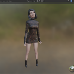 CasualA.png Fichier STL Casual Girl Modèle #7・Objet pour imprimante 3D à télécharger