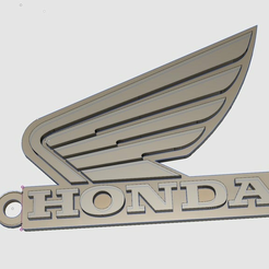 Honda_Logo.png Free STL file Honda Motorcycle Logo Key Fob・Object to download and to 3D print