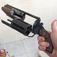 PXL_20240422_134213522.PORTRAIT.ORIGINAL.jpg MTs 255 Sawed-off, Fallout Ghoul's Shotgun Revolver Inspired  - PROP -