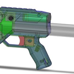 01.jpg STL file Simple Nerf Gun for Rival Ammunition・3D printable model to download, HexagonalDimensions