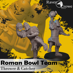 Thrower-n-Catcher.png Blood Bowl Roman Legionaries Team | Principes Thrower & Catcher