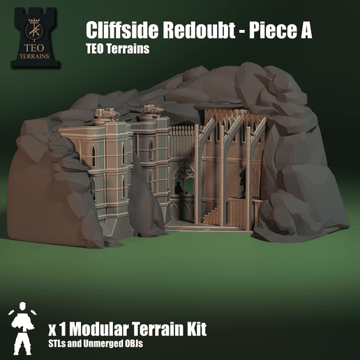 TEO Terrans - Cliffside Redoubt - Piece A