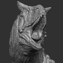 carnoprint4.jpg Carnotaurus Bust