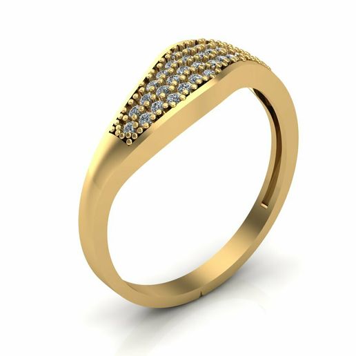 Women Ring - Womens Ring STL READY FILE With 3DM Files 3D model 3D model