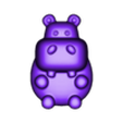 hippo_base.stl Jelly Candy Molding Hippopotamus - Gummy Mould