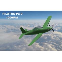 Untitled1.jpg Free 3D file Pilatus PC-9 1000mm v2.0 (TEST FILES)・Object to download and to 3D print