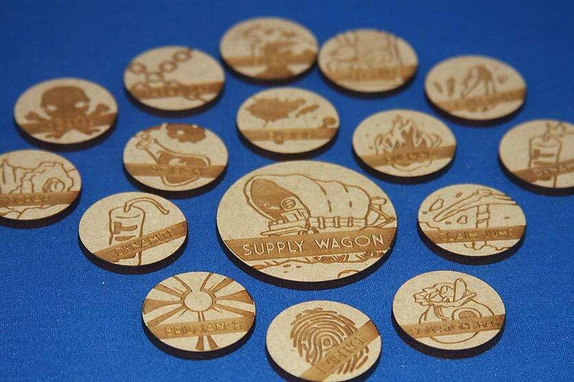 Download free SVG file Wargame Tokens - Weird west or Malifaux • 3D ...