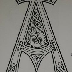 A.jpg Celtic letter A ,1