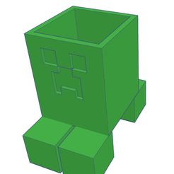 cREEP.jpg Flowerpot Minecraft Creeper