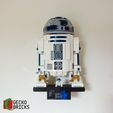3.jpg Wall Mount for Star Wars R2-D2 75308 / 10225