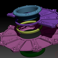 Screenshot-2026-01-16-151607.png 3D printed  Mechanical Fidget Paint Palette STL — Miniature & Model Painting