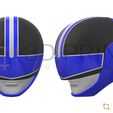 black-texture---kopija.jpg Power Rangers Time Force Blue Ranger helmet