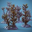 wiggle002_Viewport.jpg Miniature Forest / Trees / Plants Terrain Set - Supportless