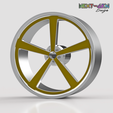 3.png Next-Gen Rim - Showwheels "Intro" - настоящие обода для масштабных моделей автомобилей (STL файлы)
