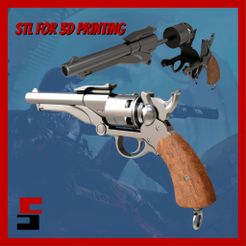 6.jpg Fichier 3D Destiny 2 Trust canon à main Revolver・Modèle pour impression 3D à télécharger