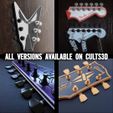 CULTS.jpg Dean ML Guitar Headstock - Wall Art / Key Hanger