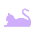 cat.stl text flip: GATO / CAT 🐈 - Text Flip➰ (Text flip)