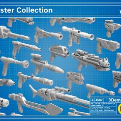 Star_Wars_Blasters-3Demon.jpeg 3D-Datei Star Wars 101 Blasters Sammlung・3D-druckbare Vorlage zum herunterladen