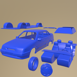 STL file VAZ Lada 2108 1984 PRINTABLE CAR BODY・3D printing idea