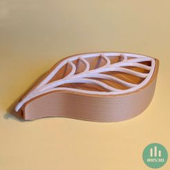 1_wm.jpg Archivo 3D Jabonera de hojas・Modelo de impresión 3D para descargar