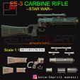 12.JPG Boba Fett blaster - EE 3 - Carbine Rifle - Star Wars - Clone Trooper - prop gun for Cosplay