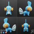 Mudkip4p.jpg Mudkip STL set (1/5 Scale Pokemon)