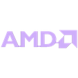 AMD-Logo-Supported.stl Logotipo de AMD