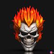 001k.jpg Ghost Rider mask -Agents of SHIELD - Marvel comics 3D print model