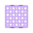 Box.stl TIC-TAC-TOE coaster (also multicolored for e.g. X1 with AMS)