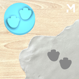 Rhino.png Stamp - Animal footprint pair