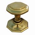 1.jpg Vintage Doorknob 3D Model