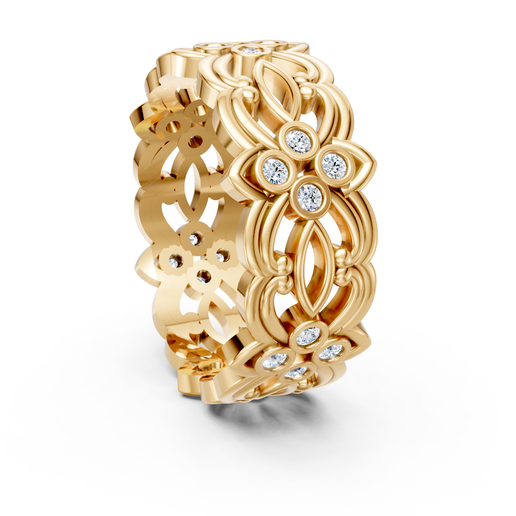 Ornate-Floral-Vine-Ring---Vintage-Filigree-Diamond-Cluster-Jewelry-3D-Model-17.png Ornate Floral Vine Ring – Vintage Filigree Diamond Cluster Jewelry 3D Model