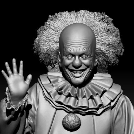 🤡 Pennywise (1990) - IT Horror Clown – 3D Printable STL Model