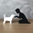 IMG-20240322-WA0134.jpg Boy and his Beagle for 3D printer or laser cut