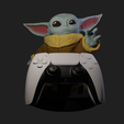 04.png Baby Yoda Controller Holder