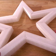 8.png Free STL file Vega - The LED-lit Christmas Star・3D print model to download
