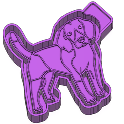 Beagle-3.png Fichier STL Beagle FRESHIE MOLD - BOÎTE DE MOULES EN SILICONE・Plan pour imprimante 3D à télécharger