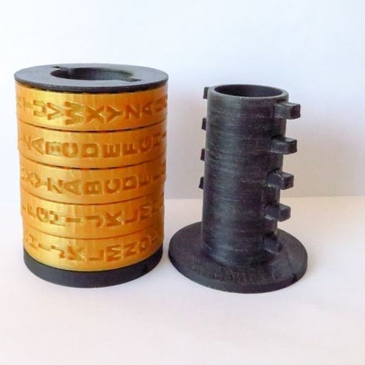 Cryptex with customizable code 3D model