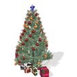 0_00013.jpg Chrismas Tree 3D Model - Obj - FbX - 3d PRINTING - 3D PROJECT - GAME READY NOEL Chrismas Tree  Chrismas Tree NOEL