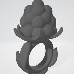 Raspberry_Ring1.png Archivo STL gratuito Anillo en forma de frambuesa・Objeto imprimible en 3D para descargar