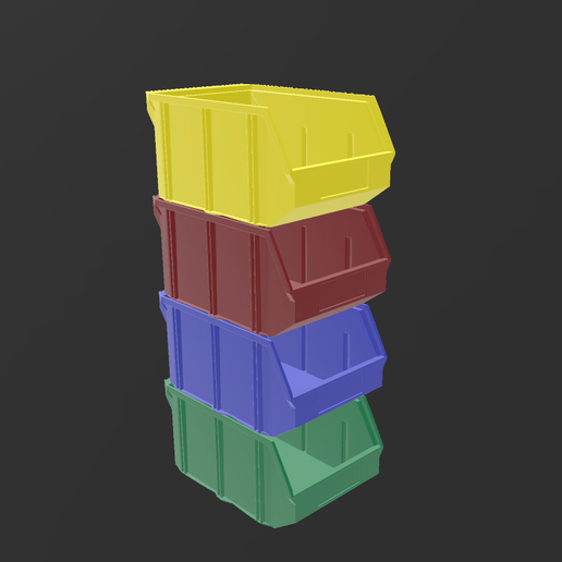 📦 STACKABLE WORKSHOP BOX ADJUSTABLE IN SIZE・ STL File for 3D printing・Cults