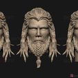 09.jpg Thor Head - Chris Hemsworth - Avenger - Endgame 3D print model