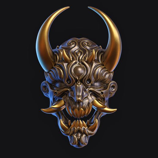 demonmask.160.jpg Oni Mask