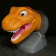 Bust-T-Rex.jpg Bust T-Rex Articulated (Easy print and Easy Assembly)