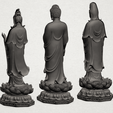 Three Buddha 80mm - B05.png Three Buddha  -TOP MODEL