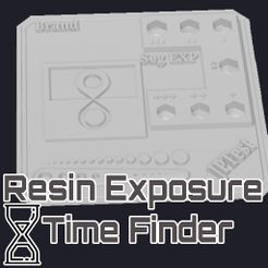 resin-exposure-time-finder.jpg Fichier STL Détermination du temps d'exposition de la résine・Design pour imprimante 3D à télécharger
