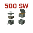 COL_55_500sw_25a.png AMMO BOX 500 S&W Magnum  AMMUNITION STORAGE 500sw CRATE ORGANIZER