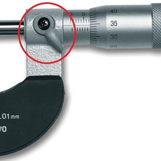 STL file Mitutoyo outside micrometer lever・3D print design to download