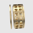 rotating_60.png Rotating Grid Design Ring 3D print