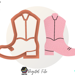 Screenshot_5.png Fichier STL Coupeur d'argile polymère/ modèle spécial bottes texanes/eulitec.com/Lorren3d・Design pour imprimante 3D à télécharger